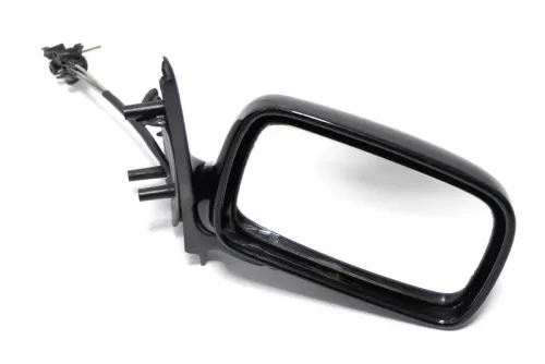 VW Polo 6N manueller manuell Spiegel Außenspiegel rechts schwarz LC9Z blackmag