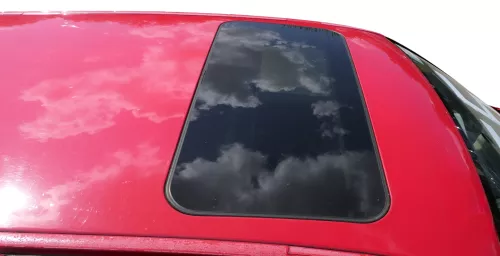 VW Polo 6N2 Dachleisten Leisten Dach rot Leiste Dachleiste (144068)