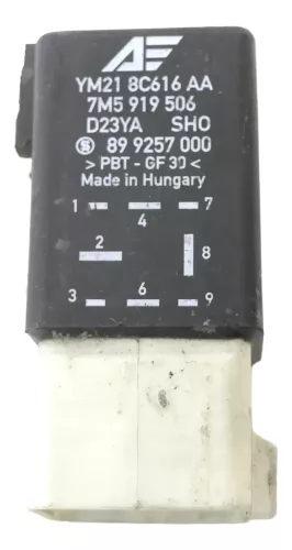 VW Sharan 7M Kühlerlüfter Steuergerät 7M5919506 TDI  Relais 419 Kühler Lüfter (144154)