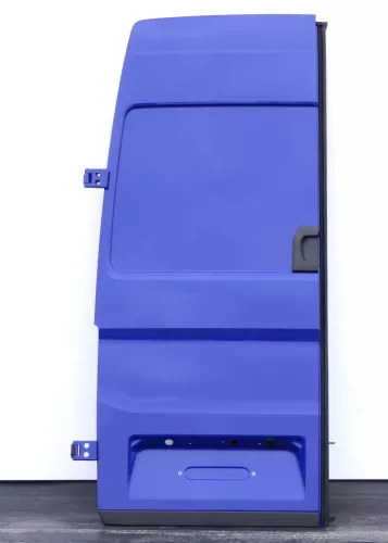 VW Crafter 7C MAN TGE Tür hinten links Heckklappe Hecktür Flügeltür blau R502 Ho (144322)
