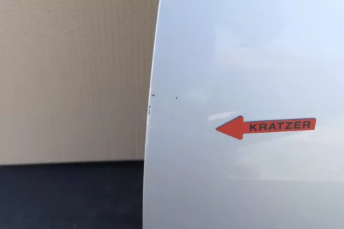 VW Eos 1F Tür vorne links Fahrertür silber LK7W ohne Anbauteile - Dellen (144549)