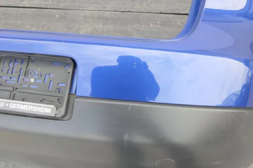 VW Golf 5 1K Limousine Stoßstange hinten Heckstoßstange blau LC5J (144567)