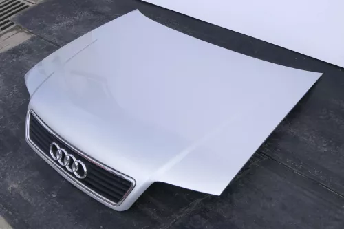 Audi A6 4B Motorhaube Klappe vorn (bis ca. Ende 2001) silber Haube Grill (144680)