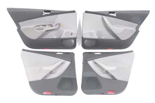 4x Passat 3C Kombi 4x Türverkleidung Verkleidung Tür vorne hinten links grau (145597)