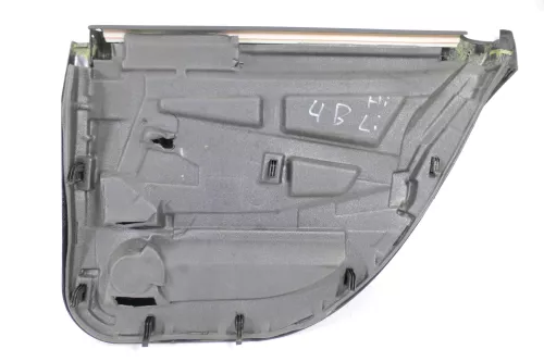 1x Audi A6 4B Türverkleidung Verkleidung Tür hinten links soul schwarz (145665)
