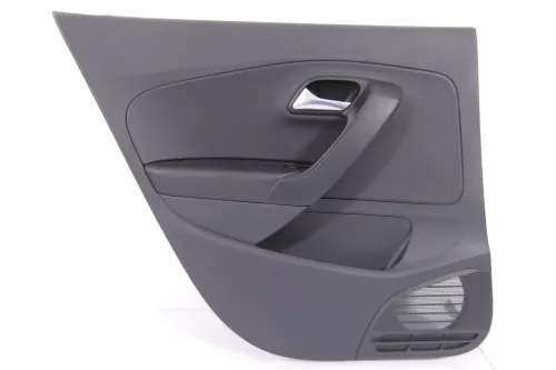VW Polo 6R 1x Türverkleidung Verkleidung Tür 4/5-Türer schwarz hinten links (145671)