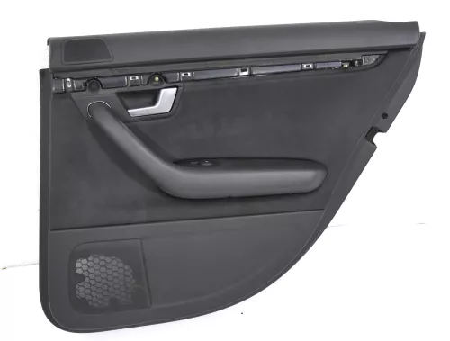 1x Audi A4 8E B6 Türverkleidung Verkleidung Tür hinten rechts Alcantara schwarz (145708)
