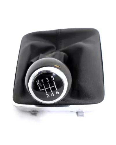 VW Passat 3C 6-Gang Schaltknauf Schaltsack Schaltung Schaltknüppel original  (145863)