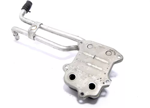 VW Audi Ölkühler Halter Ölfilterflansch 03C117021M Rohr Leitung CDGA Kühler Öl (145997)