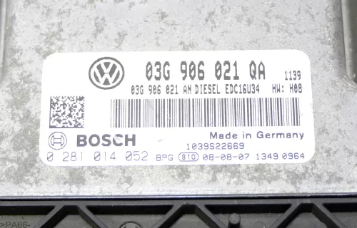 VW Golf Plus 5M Steuergerät 1.9 TDI 77kw 105PS BXE Motor 03G906021QA (146043)