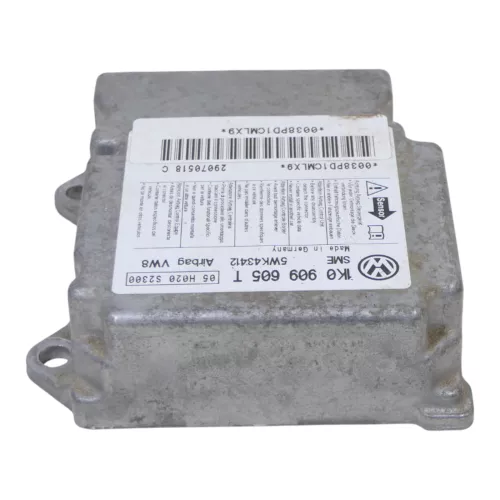 VW Golf 5 Steuergerät Airbagsteuergerät 1K0909605T /N 03 / 05 H015 S2100 037 (146053)