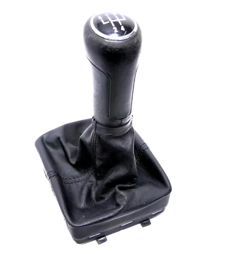 VW Polo 9N 9N3 Schaltknauf Schaltsack Schaltung Schaltknüppel 6Q1711113A Leder