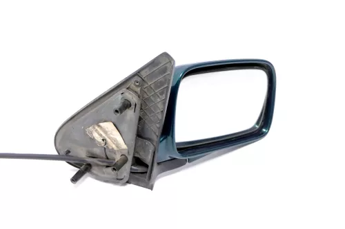 VW Polo 6N manueller manuell Spiegel Außenspiegel rechts grün LC6P & Glas