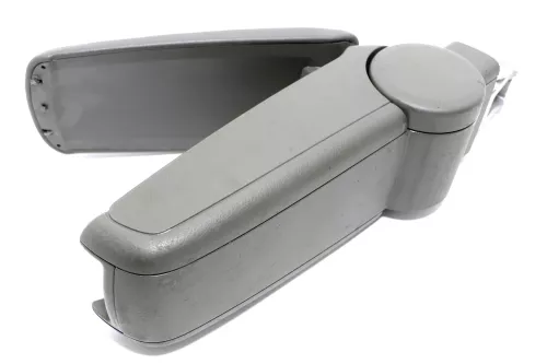 Audi A4 B7 8E Mittelarmlehne Armlehne original grau - Griff defekt (146869)