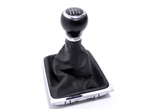 VW Passat 3C 6-Gang Schaltknauf Schaltsack Schaltung Schaltknüppel original schw (146985)