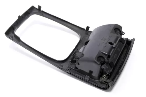 Skoda Fabia 6Y Aschenbecher vorne 6Y0857951 schwarz + Rahmen um Schaltknauf  (146990)