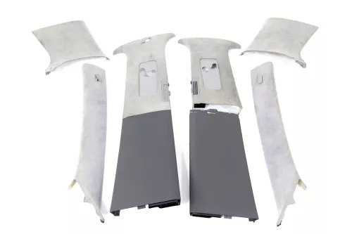 VW Touareg 7L A-B-C-Säulen Verkleidung vorne hitnen oben Abdeckung Alcantara