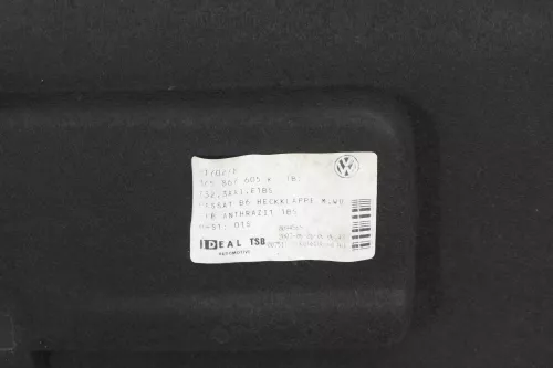 VW Passat 3C B6 Limousine Abdeckung Verkleidung Kofferraum Heckklappe Deckel (147450)