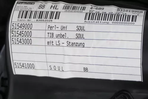 Audi A4 8K B8 Türverkleidung Verkleidung Tür hinten links schwarz soul (147840)