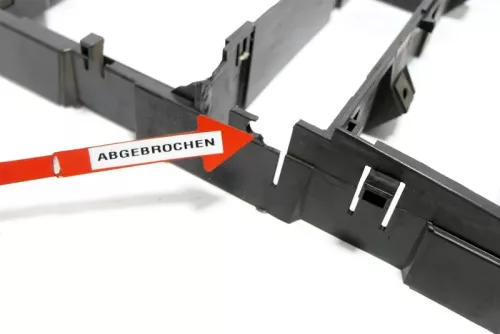 VW T4 Rahmen um Aschenbecher Abdeckung Mittelkonsole Verkleidung 7D1858089D (148125)