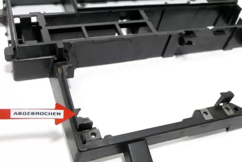 VW T4 Rahmen um Aschenbecher Abdeckung Mittelkonsole Verkleidung 7D1858089D (148125)