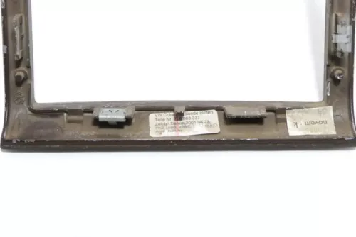 VW Touareg 7L Verkleidung Abdeckung Holz Dekor Wurzelnuss Mittelkonsole (148213)