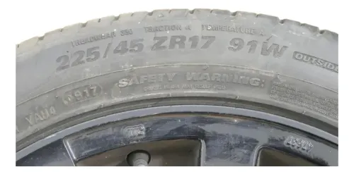 Audi A3 Q3 Alufelgen 225/45 ZR17 91W 7j x17 Zoll ET46 Reifen KBA 47637 RP4 (148214)