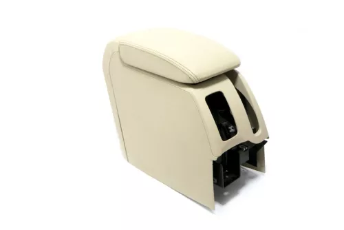 VW Eos 1F Mittelarmlehne Armlehne Fach Lehne Mittelkonsole beige besch UHQ (148244)