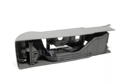Audi A6 4B Mitteltunnel hinten Verkleidung um Handbremse grau swing Lüftungsdüse (148267)