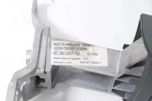 Audi A6 4B C5 Mittelarmlehne Armlehne Leder Cricket grün steppengrün (148763)