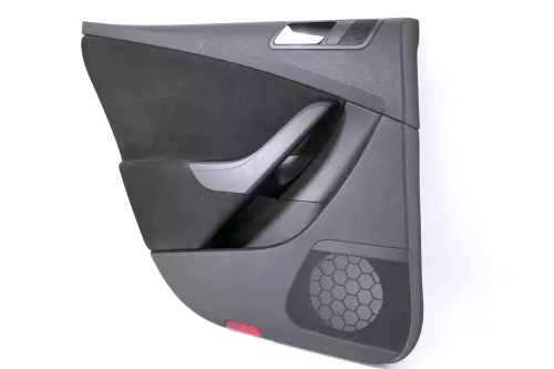 VW Passat 3C Kombi Türverkleidung Verkleidung Tür hinten links schwarz (148782)