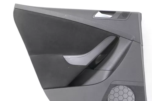 VW Passat 3C Kombi Türverkleidung Verkleidung Tür hinten links schwarz (148782)