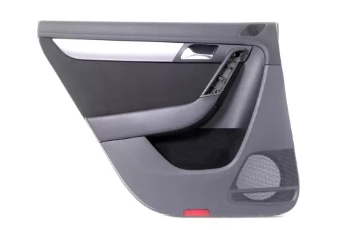 1x Passat 3C B7 Kombi Türverkleidung Verkleidung Tür hinten links schwarz (148813)