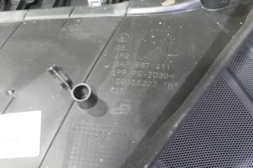 1x Passat 3C B7 Kombi Türverkleidung Verkleidung Tür hinten links schwarz (148813)