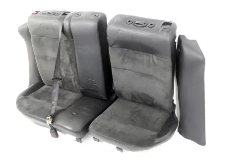 VW Passat 3BG Kombi Sitz Rückbank Rücksitzbank Sitzfläche Sitze Leder anthrazit (148892)