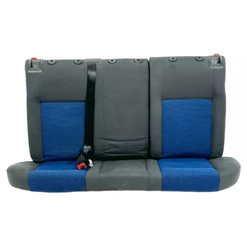Golf 5 V Sitz Sitze hinten Rückbank Rücksitzbank 3 Punkt Lehne anthrazit blau