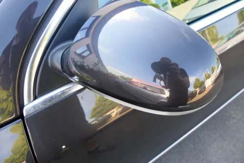 Passat 3C elektrischer Spiegel Außenspiegel links schwarz anklappbar abblendbar