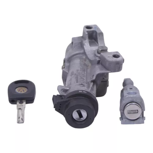 VW Polo 6R Zündschloß Schloß Zündung 1x Schlüssel + 1x Türschloß Tür