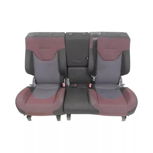 Altea 5P XL Sitz Sitze hinten Rückbank Rücksitzbank 3 Punkt Lehne rot schwarz
