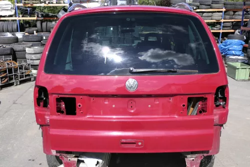 VW Sharan 7M 7M3 Heckklappe Scheibe  Klappe hinten ab Bj.2000 rot LK3A