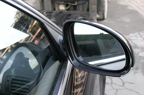 VW Passat 3BG elektrischer Spiegel Außenspiegel rechts schwarz LC9X deep Blinker