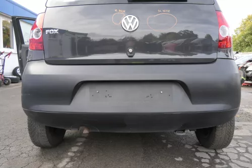 VW Fox 5Z Stoßstange hinten Stoßfänger schwarz matt (150385)