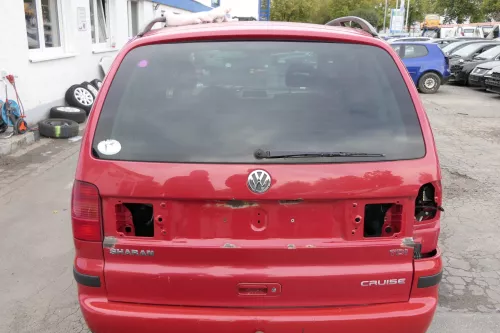 VW Sharan 7M 7M3 Heckklappe Scheibe  Klappe hinten ab Bj.2000 rot LD3W