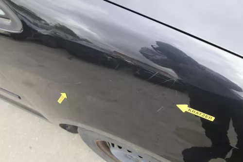 VW Touran 1T Kotflügel vorne rechts schwarz LC9Z blackm 1T0821022A ca.2003-2006 (150410)