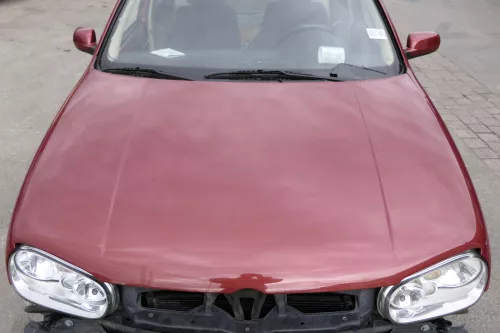 VW Golf 4 Motorhaube Haube Klappe vorne ror LC3K canyonred (150417)