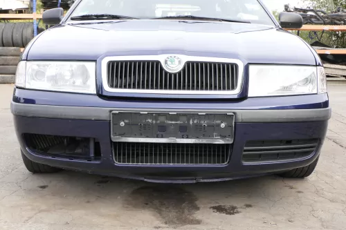 Skoda Octavia 1U Stoßstange vorne Frontstoßstange blau LF5U tiefseebla abBj.2001 (150629)
