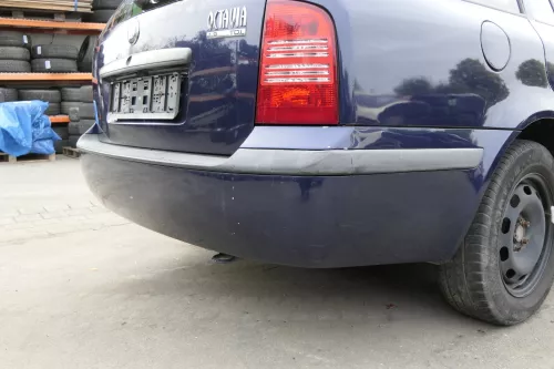 Skoda Octavia 1U Kombi Combi Stoßstange hinten Heckstoßstange blau LF5U tiefseeb (150639)