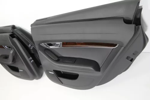 4x Audi A6 4F Türverkleidung Verkleidung Tür vorne hinten Leder S-line (150777)