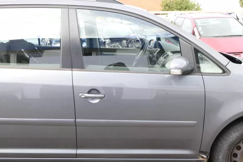 VW Touran 1T 1T3 Tür vorne rechts Beifahrertür grau LD7X platin -ohne Anbauteile (150916)