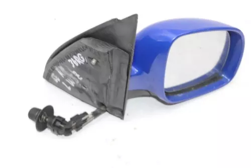 VW Lupo Arosa manueller Spiegel Außenspiegel rechts manuell blau LW5Z blue